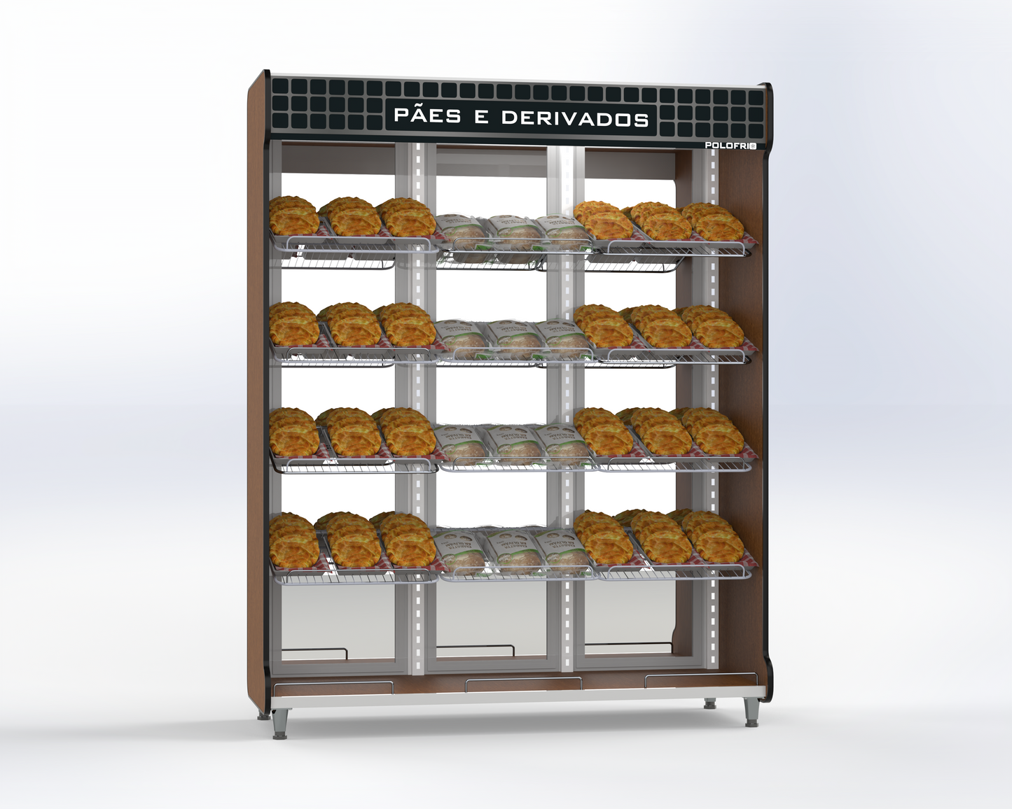Vitrine Espelhada para pães