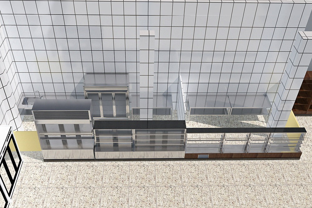 Projeto de Açougue Realizado em Aço inox