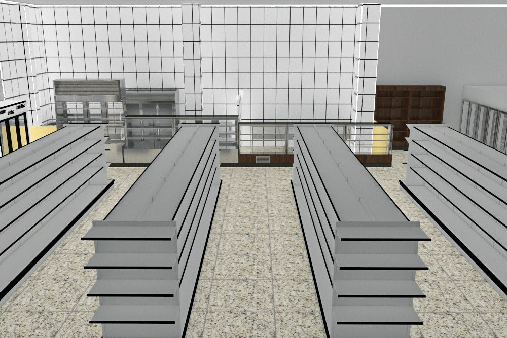 Projeto de Açougue Realizado em Aço inox